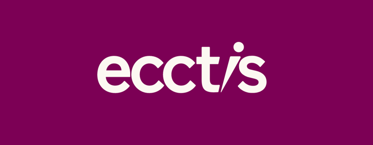 Ecctis Logo Plum Bg